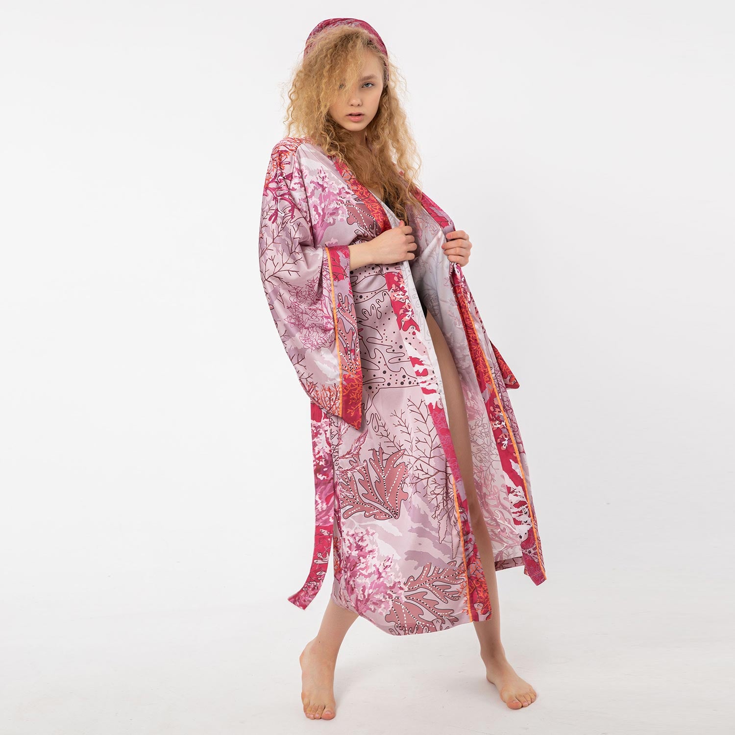 CORAL KIMONO