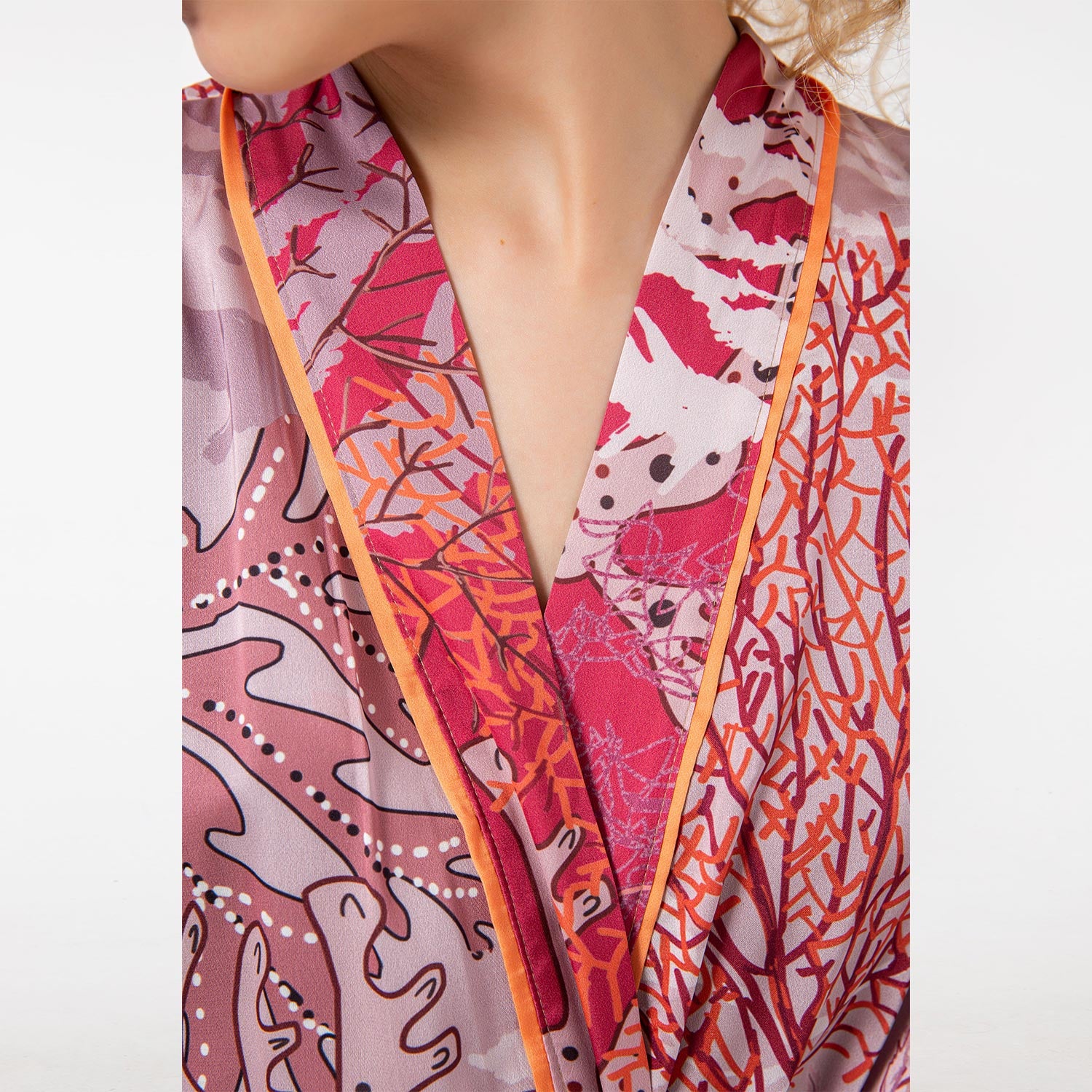 CORAL KIMONO