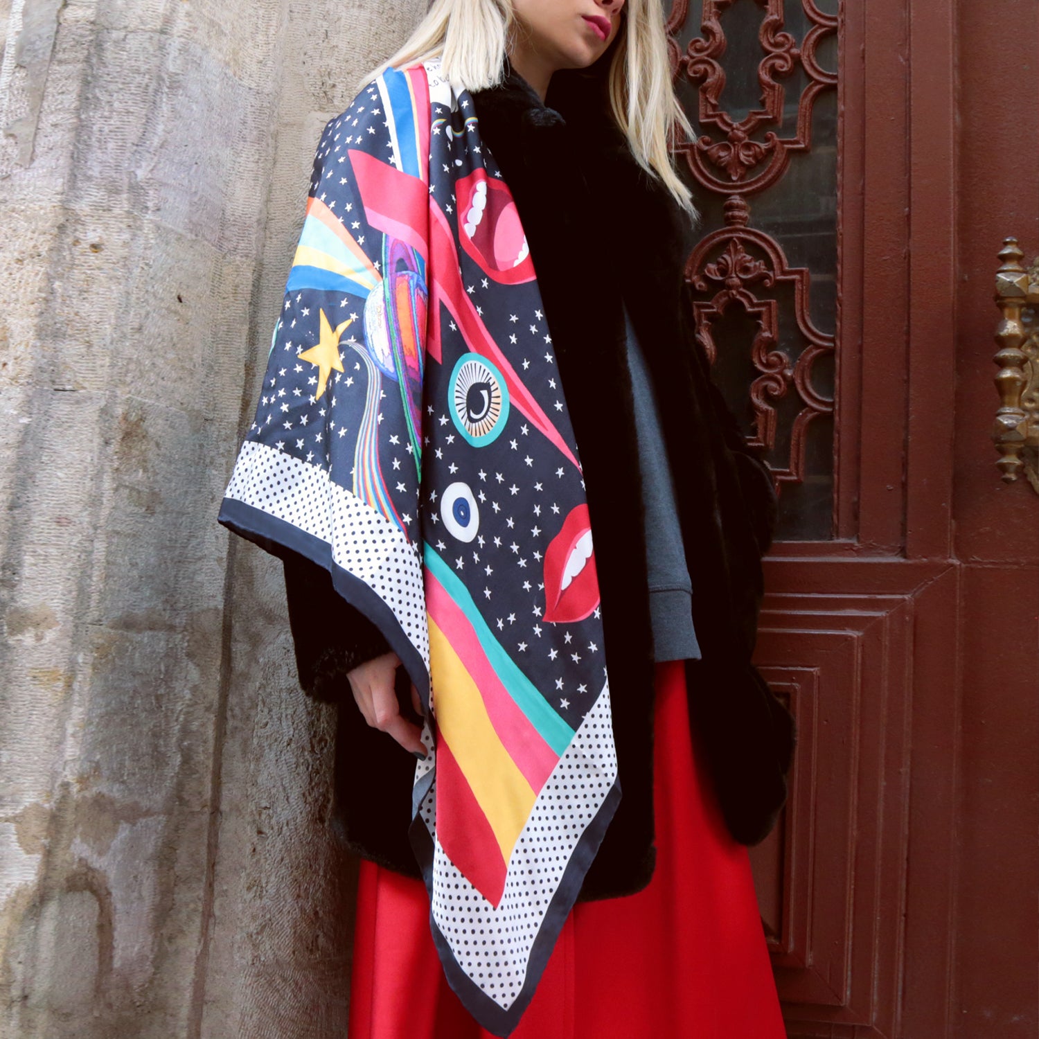 STELLA SATEN EŞARP